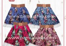 4 Colors Viscose Short Skirt 4pcs Pack (Pink, Dark Blue, Light Blue, Maroon)